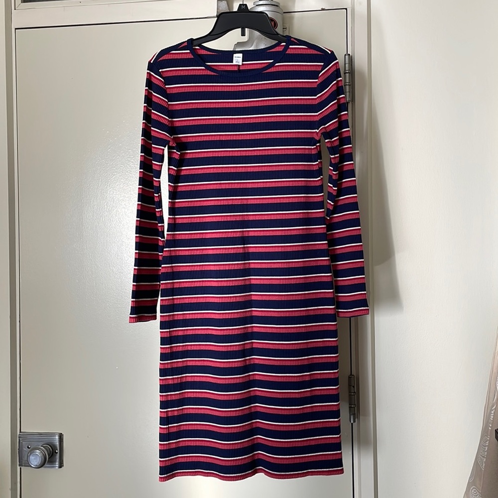 ❤️ 4 for $20 ❤️ OLD NAVY Striped Dress long sleeves